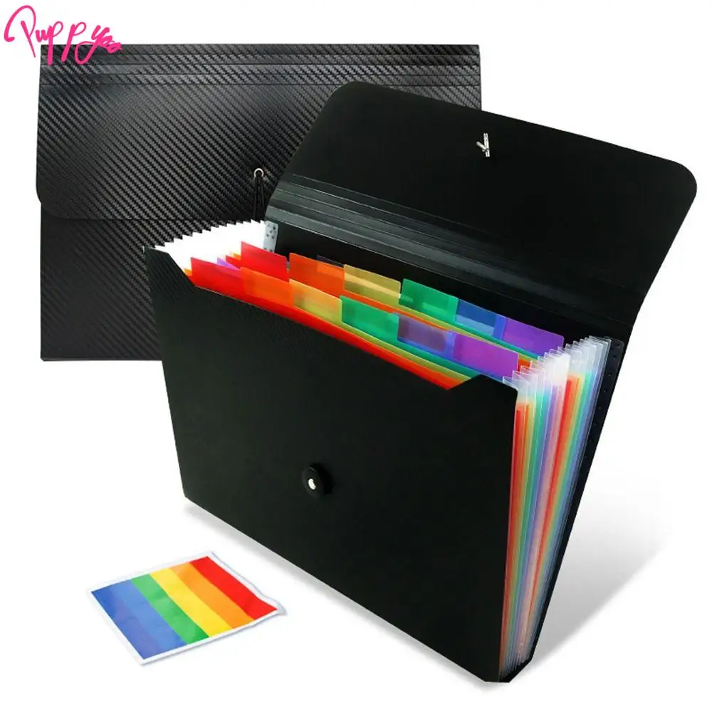 拡張 A4 ファイルフォルダー多層 7/13 グリッド試験紙収納袋防水大容量試験紙オーガナイザー学生