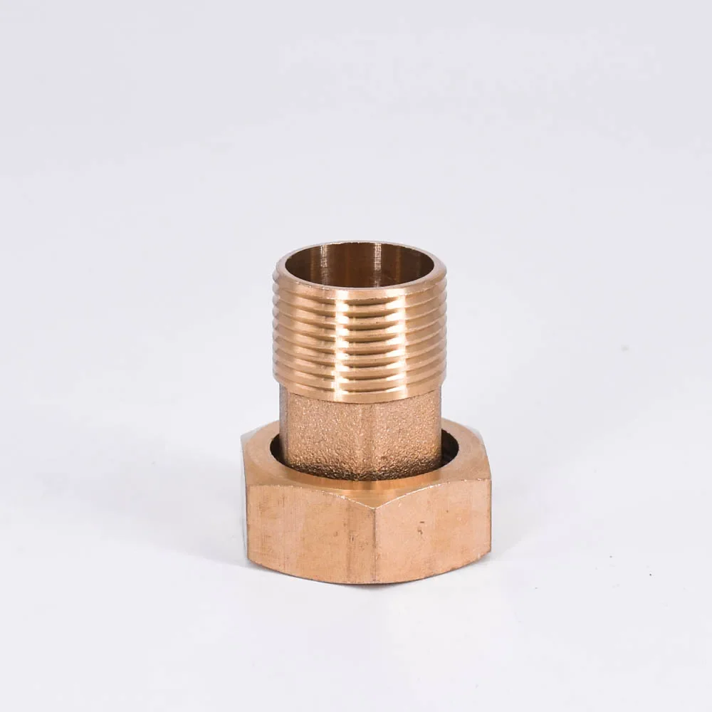 

DN25 1" BSP Female Turn DN20 3/4" BSP Male Thread Brass Hex Reducer Pipe Fitting Pole Length 40mm Nut Height 14mm For Water Mete