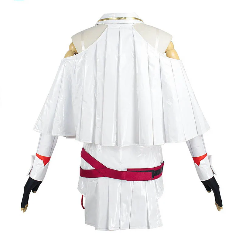 Anime 2023 Racing Miku Cosplay Costume Miku White Dress Cloak Girl Racing Suit Halloween Uniform Carnival Party Dress