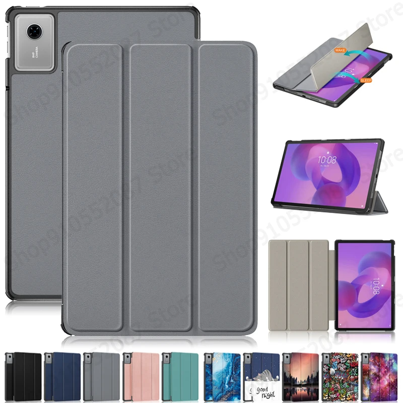 

For Lenovo Idea Tab 11 Case tb336fu tb336zu Trifold Magnetic Leather Stand Hard Smart Cover For Lenovo Idea Tab Tablet 11" Case
