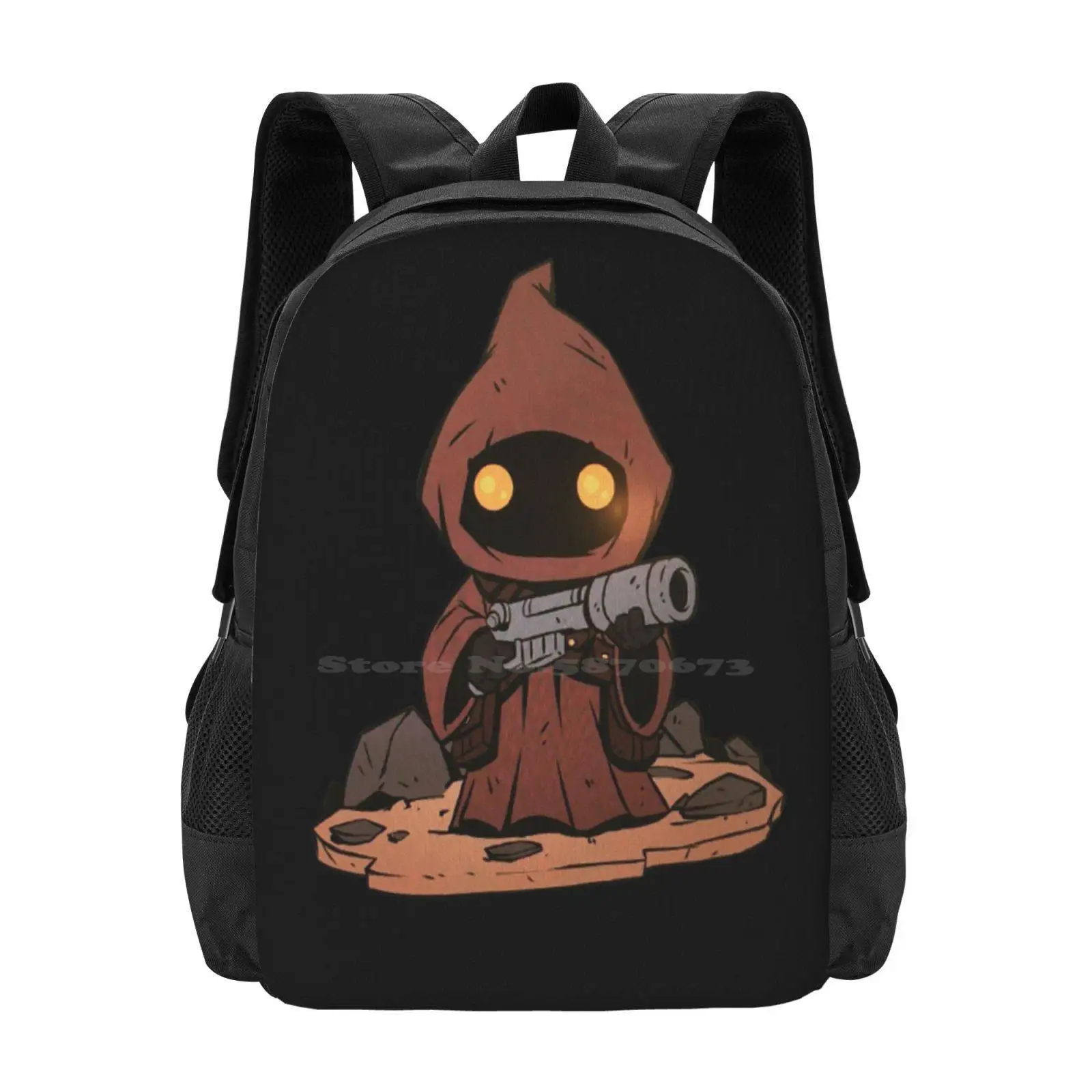 Utini! Jawa New Arrivals Unisex Bags Student Bag Backpack Jawas Space Empire Strikes Back Luke Leia Vader R2D2 C3Po Ship Ufo