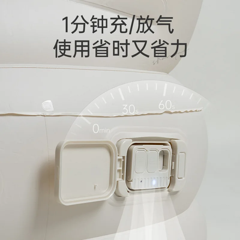 Nadmuchiwana sofa Shanyue, leniwa osoba na kempingu na świeżym powietrzu, pojedynczy przenośny kemping powietrzny, festiwal muzyczny, krzesło z materacem powietrznym