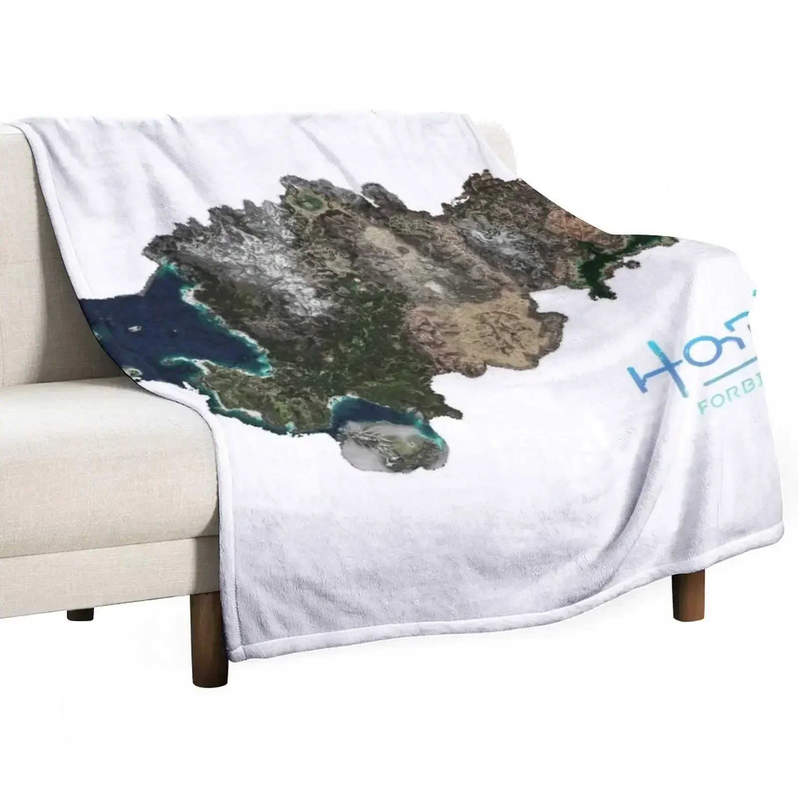 Horizon Forbidden West Map Throw Blanket for winter Bed covers Blankets