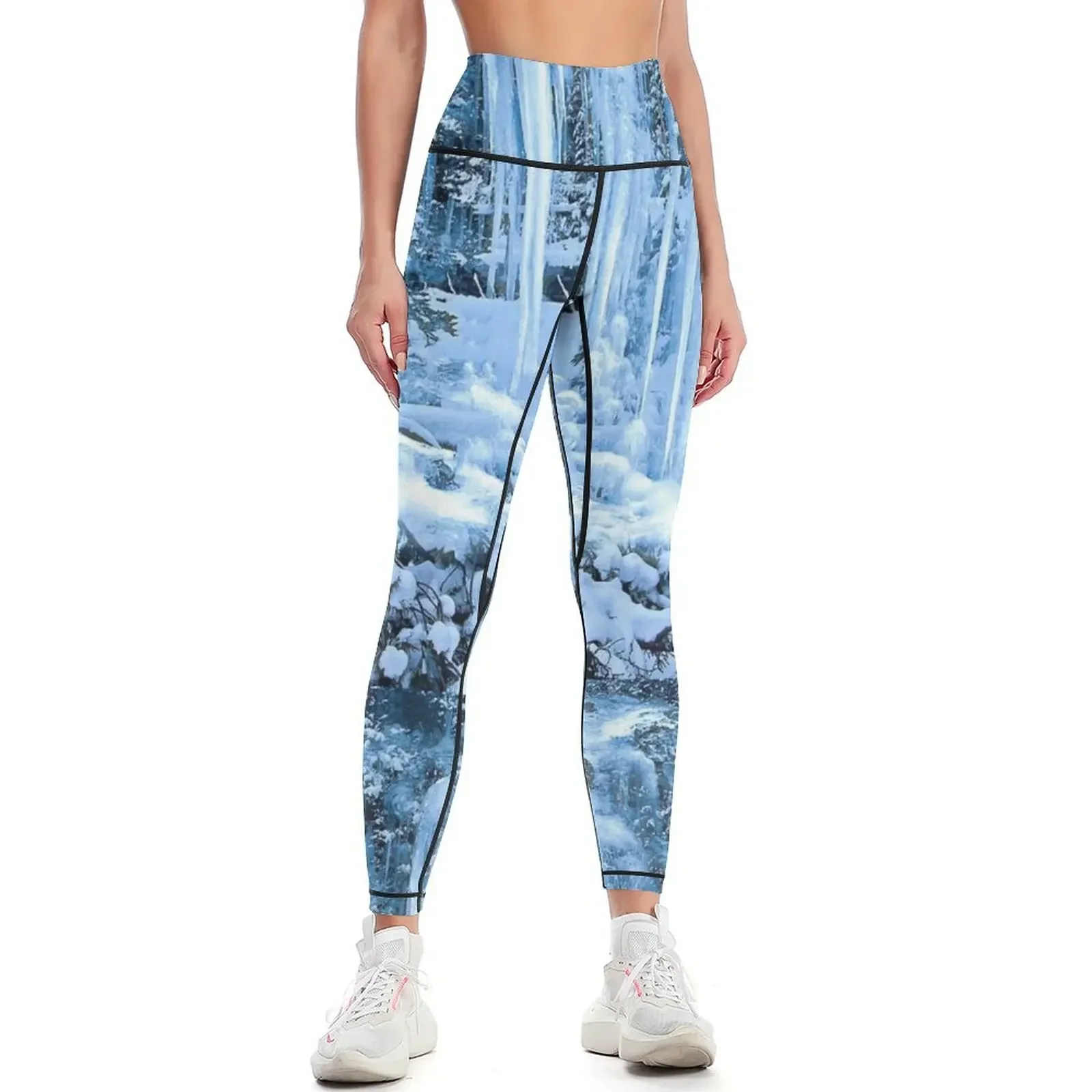 

winter ice Leggings sporty woman gym harem pants workout shorts for girls Womens Leggings