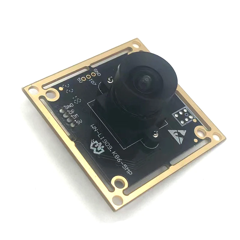 5MP HD IMX335 Sensor USB Camera Module 90 degree FF 30FPS USB2.0 Webcam MJPEG YUY2 PCBA Plug and Play for machine vision