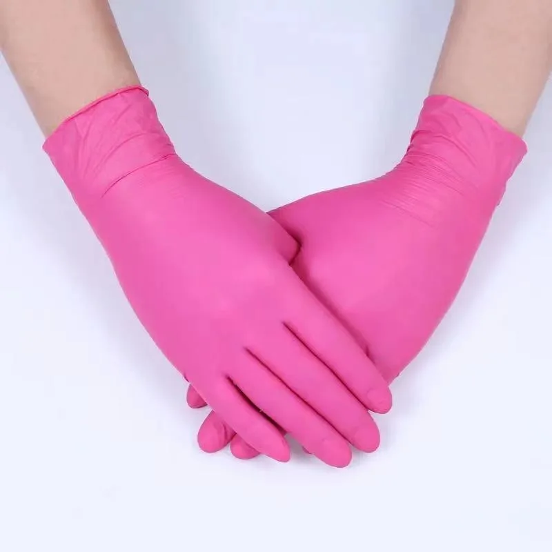 20Pcs Nitrile Gloves Disposable Universal Latex Gloves for Laboratory Garden Cleaning Gloves Baking Tool Household Kitchen