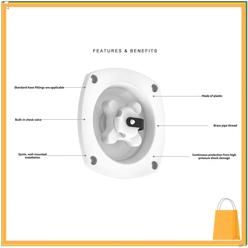 RV Wall Mount FILLER Regulator Impact ความดันควบคุม Water ENTRY สําหรับ Rvs Trailer Campers เรืออุปกรณ์เสริม