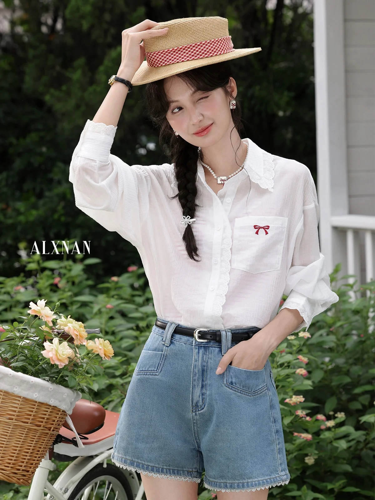 South Deer-cárdigan abierto largo de Ballet para mujer, protector solar, blanco, irt, informal, holgado, transpirable y cómodo, otoño