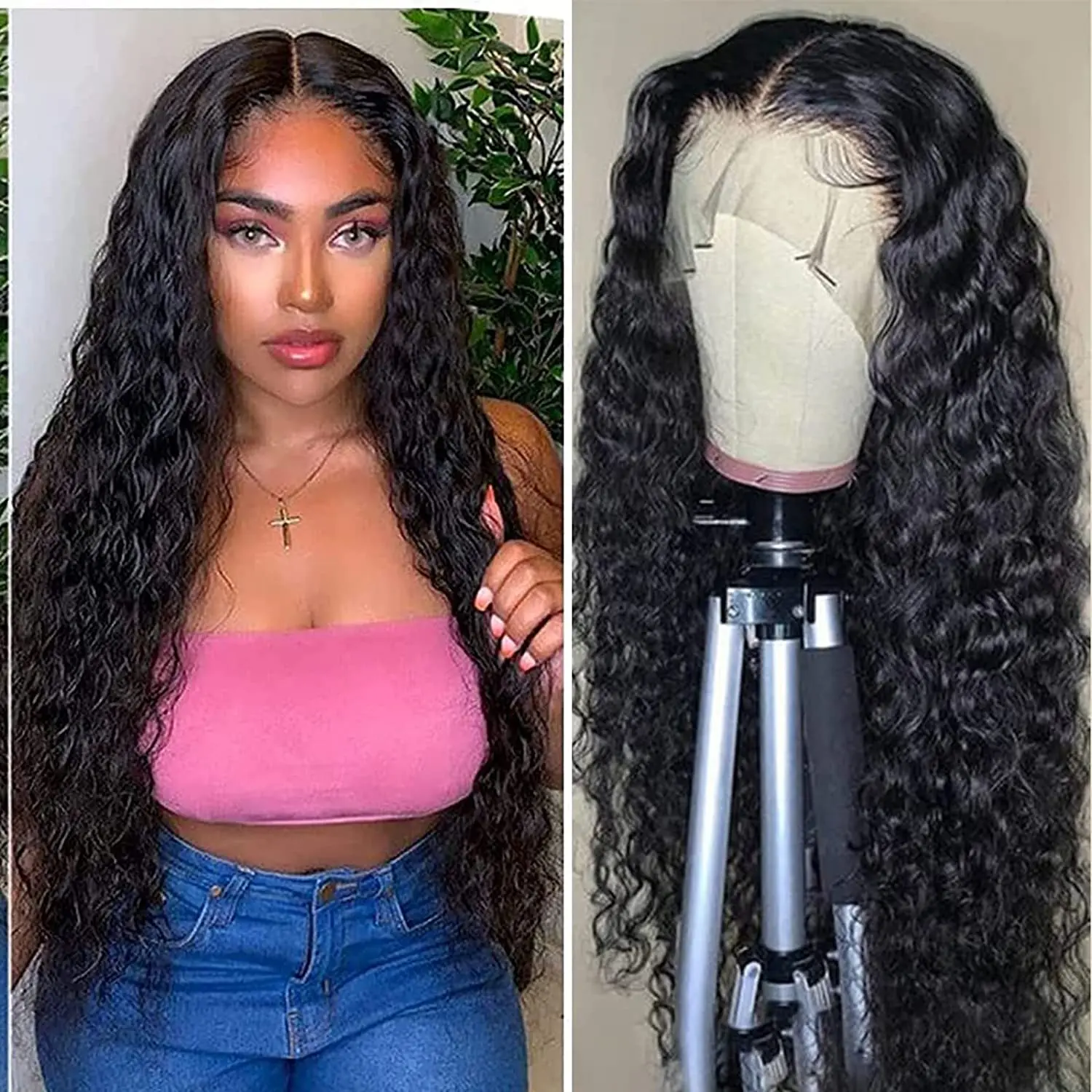 Water Wave Lace Front Wig 4x4 5x5 Lace Closure Wig 13x4 13x6 Hd Lace Frontal 360 Curly Human Hair Wigs For Women Human Hair