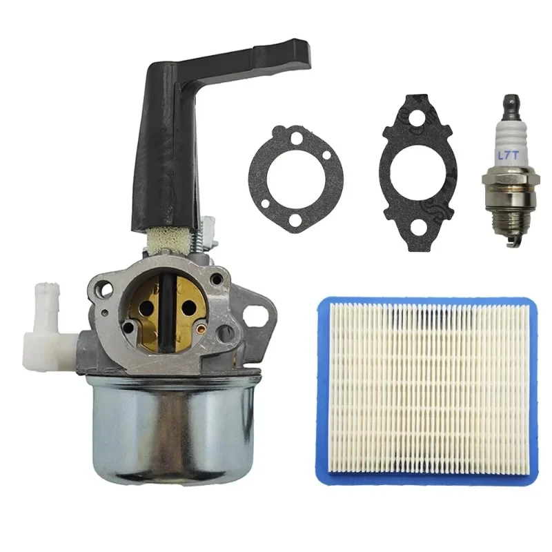 696065 Carburetor for Briggs & Stratton 697422 110402 110412 215369 Tiller Engine Carb with Mounting Gaskets Kit Air Filter