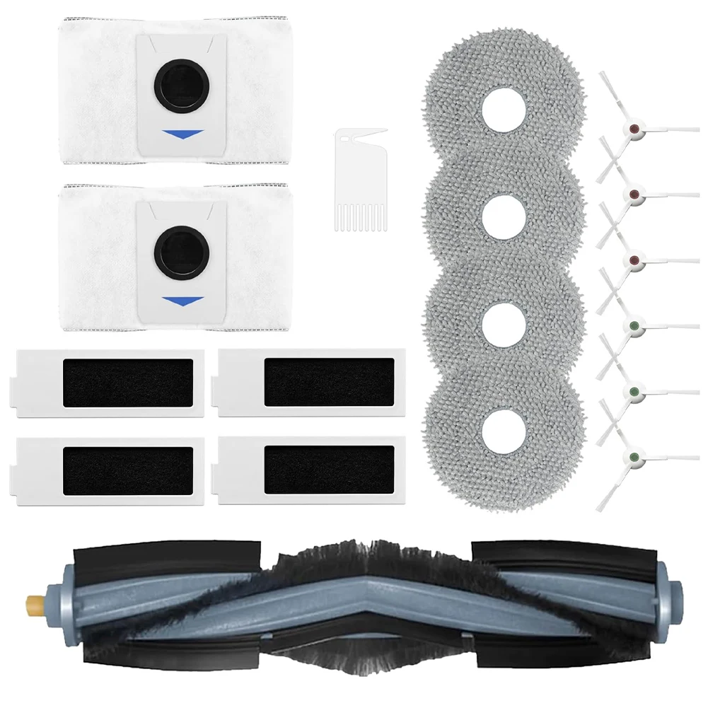 Filters Main Brush Side Brush Mop Cloth Dust Bag Cleaning Brush Kit Replacement Parts For  T20 Vacuum Cleaner Accessories