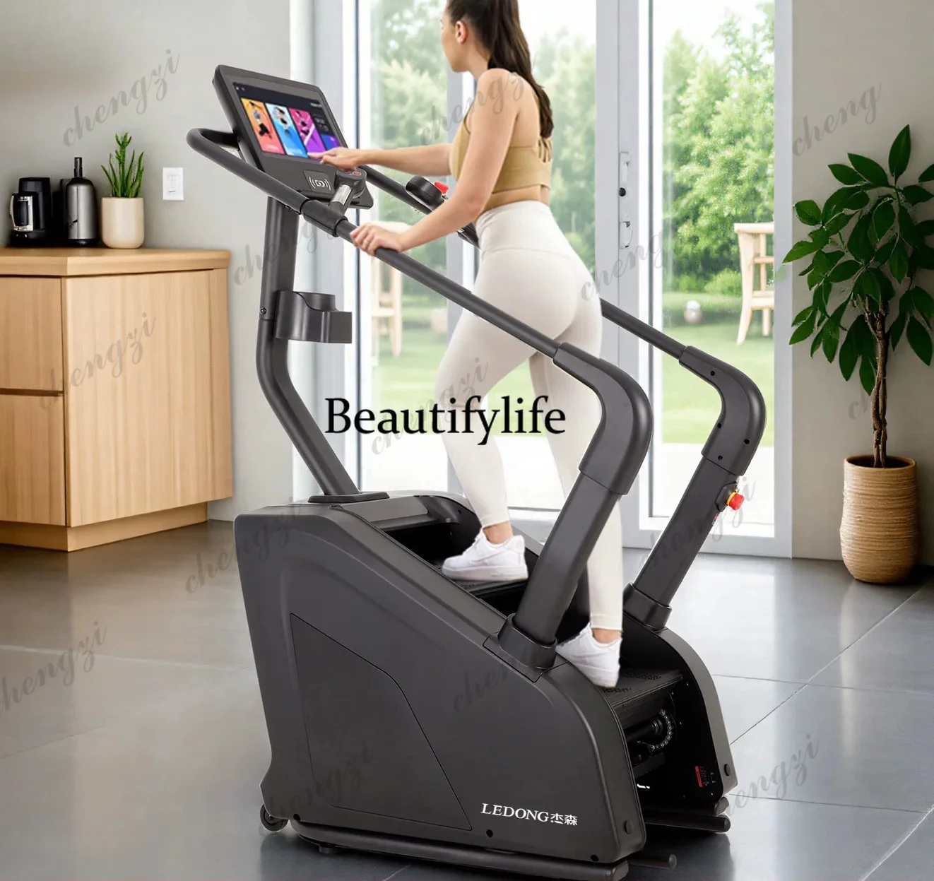 Stair Machine Home Fitness Climbing Machine Indoor Sports Stair Machine Gym Mountaineer Walking Climber
