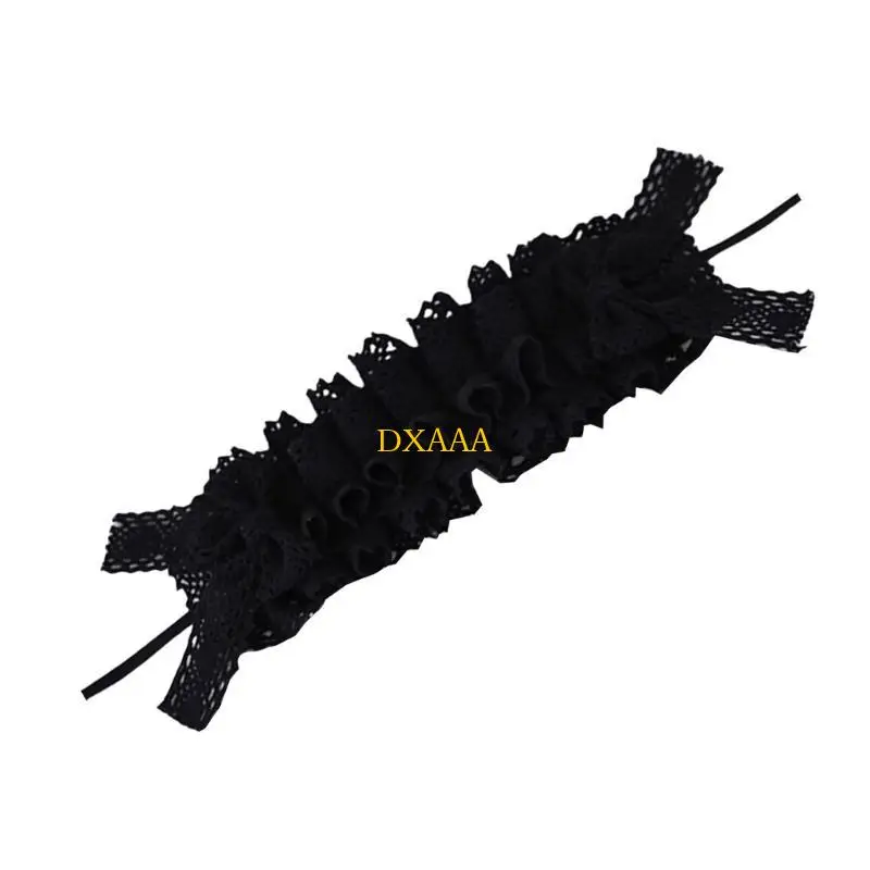 DXAA Lollipops Người Giúp Việc Cosplay Đầu Mũ Đội Đầu Ren Hoa Tóc Phụ Kiện Tóc Xù Ren Dây Đội Đầu Dành Cho Nữ Cô Gái Quà Tặng