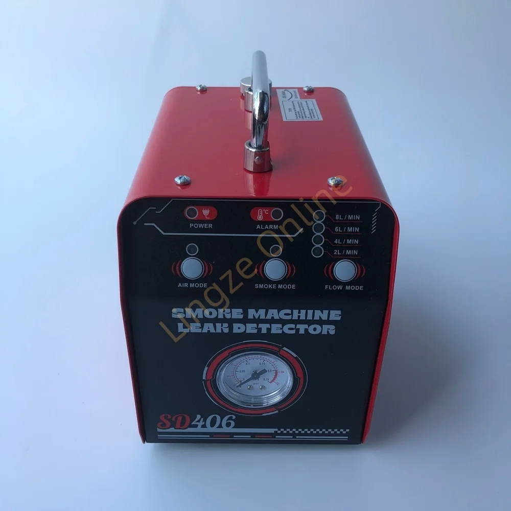 

12V Dual Mode Automotive Smoke Machine Leak Detector Adjustable Pressure Gauge Car Pipe Leakage Tester for Vehicle Maintenance