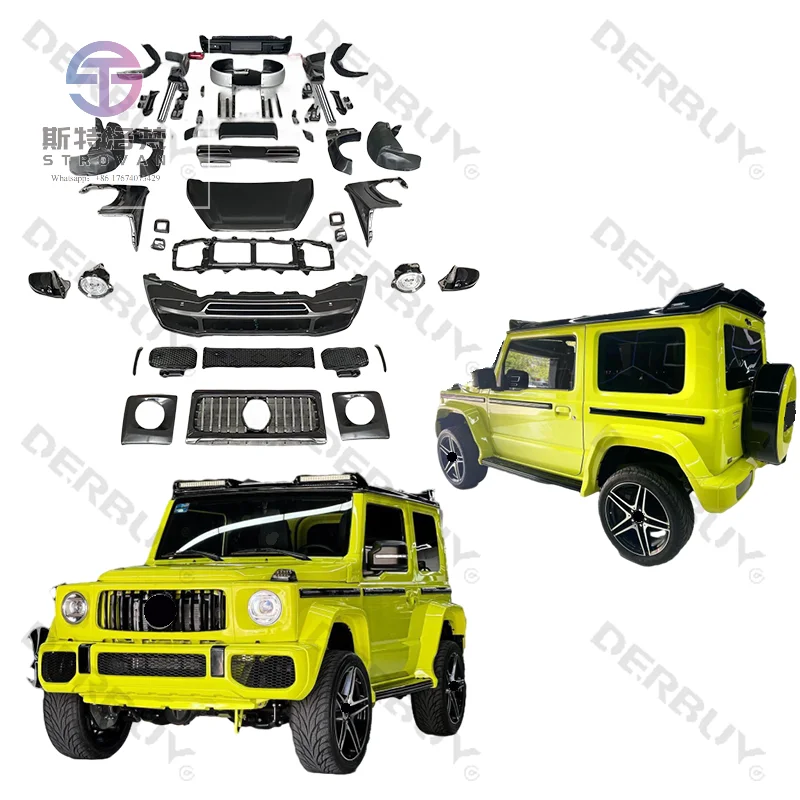 for jimny 3 door 5 door accessories facelift to G63 AMG g Wagon Offroad Modified Body Kits For Jimny JB74/64 car parts