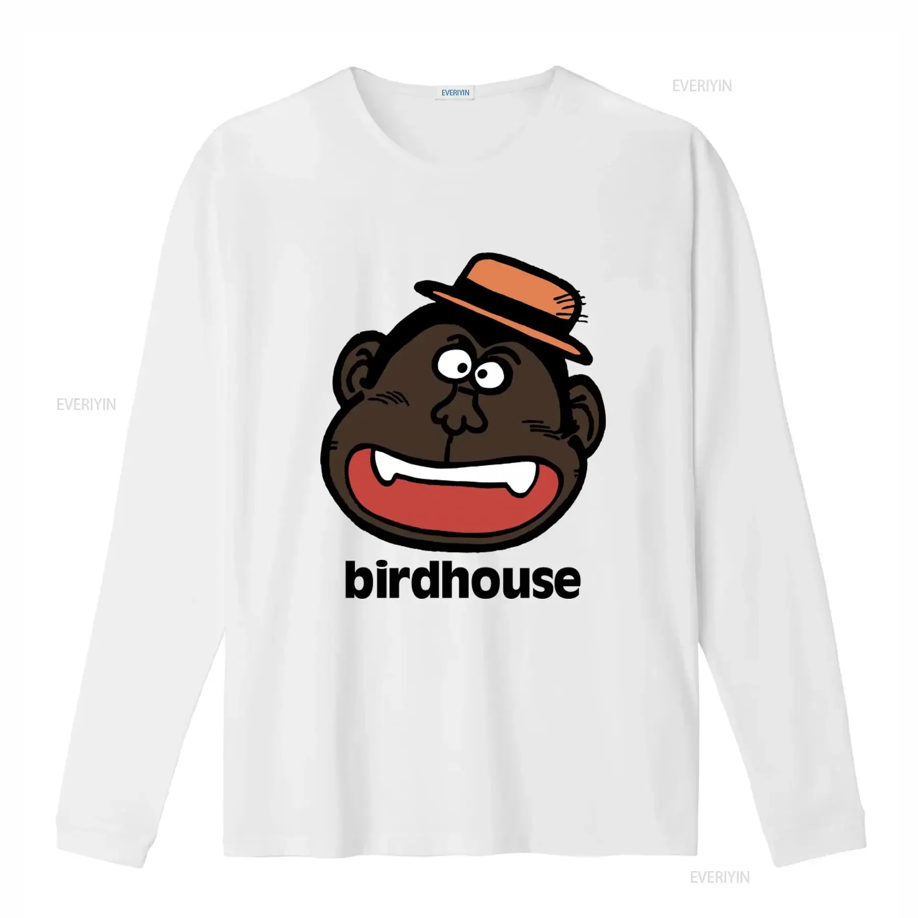 Vintage Rare 90s Birdhouse Skateboards Monkey T Shirt 1996 Anvil Tag vintage Washed Top For Everyday Wear Comfortable fashion