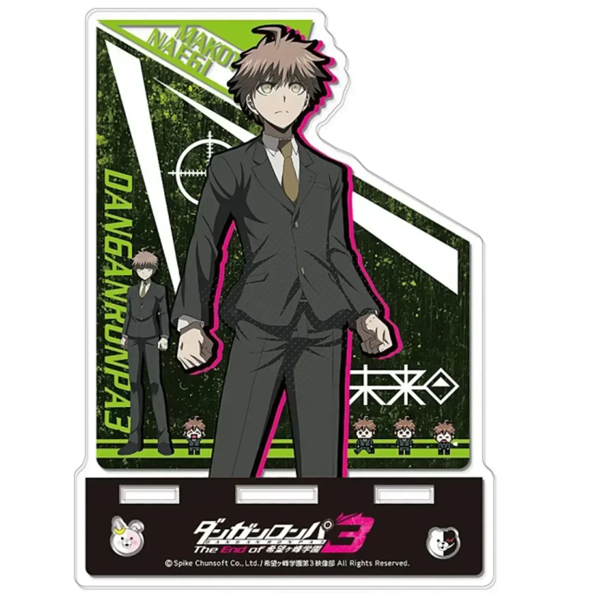 Game Naegi Mokoto Kirigiri Kyouko Asahina Aoi Hinata Hajime Komaeda Nagito Acrylic Stand Doll Figure Model Cosplay Toy for Gift