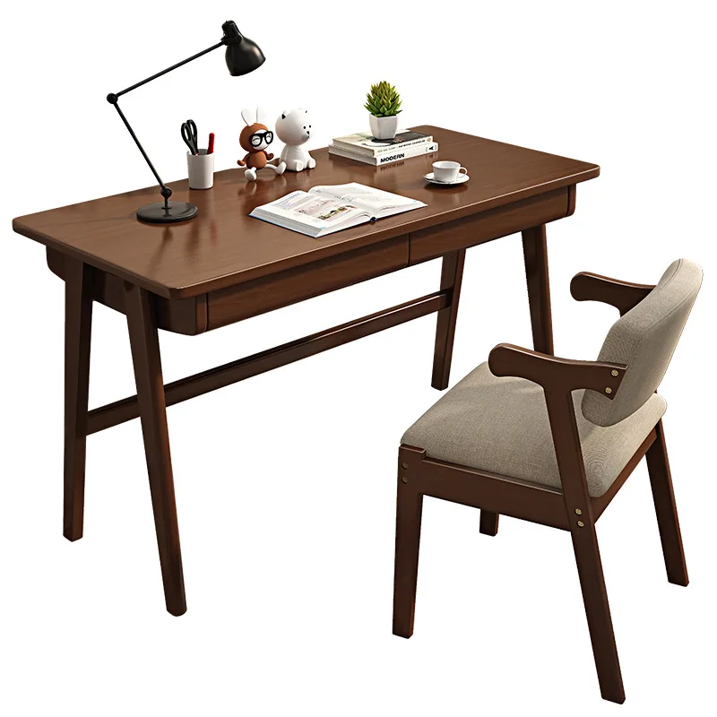 

Nordic solid wood desk, simple modern home, student study table, computer desktop table, office writing