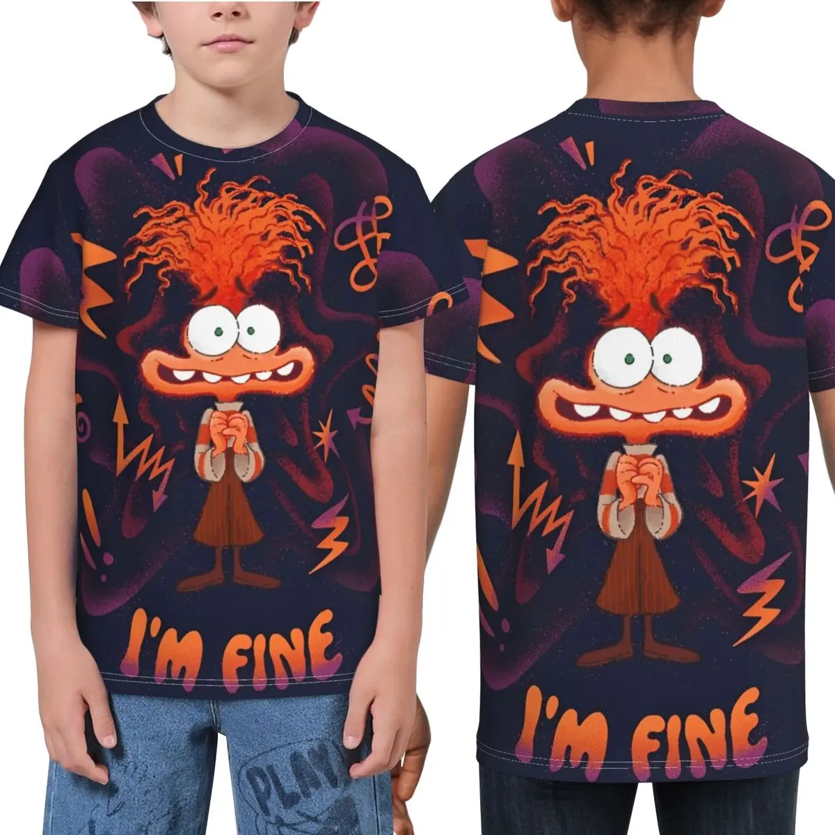 

Inside Out 2 T-Shirt keyword1 Novelty Soft Comfy T Shirts Short Sleeve Pattern Summer Street Style Hot Sale Tees
