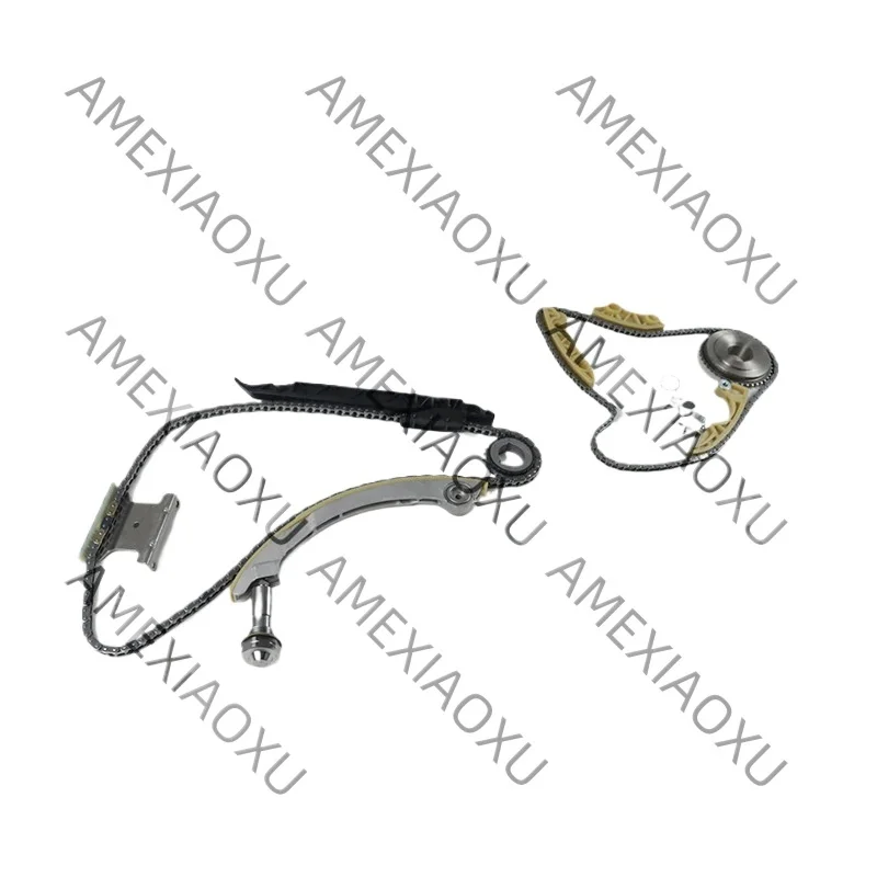 12-Piece Chevrolet Opel Pontiac Vauxhall 2.4 Engine Timing Chain Kit AMEXIAOXU