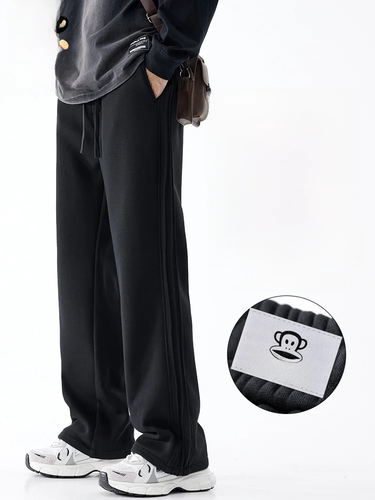 

Повседневные спортивные брюки PaulFrank прямого кроя для мужчин, осенняя новинка Sle Haome, удобные брюки из смесового хлопка для молодежи