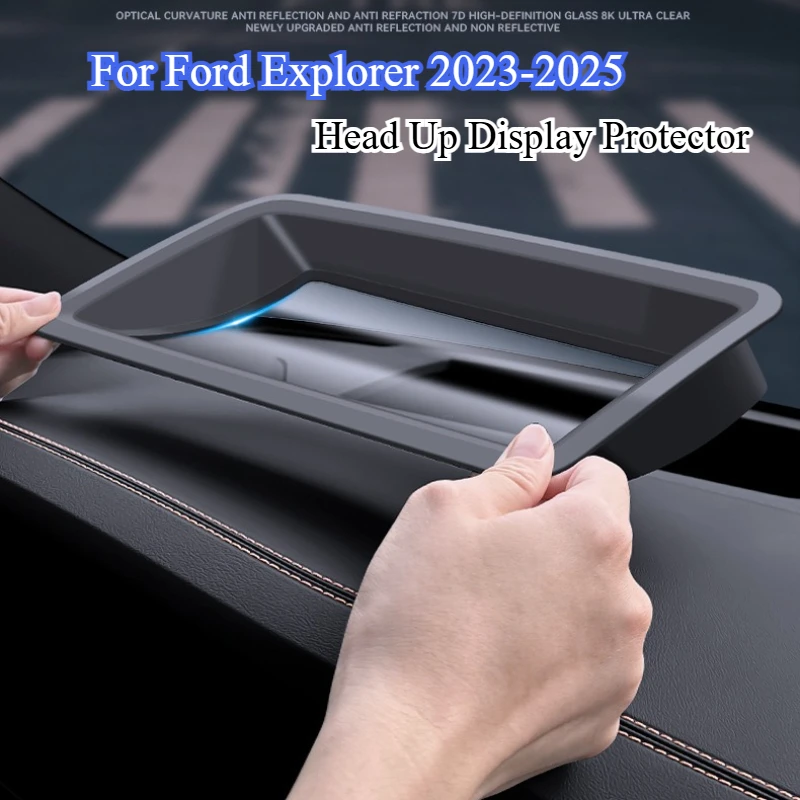 

Для Ford Explorer 2023-2025 Защитная пленка для проекционного дисплея автомобиля HUD Защитная крышка для дисплея Защитная рамка для экрана Устойчивая к царапинам