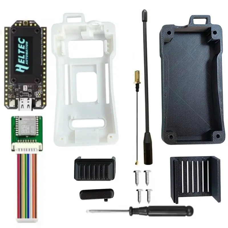 【NEWLY】ESP32-S3 SX1262 GNSS Module Dev-Board Kit Case Meshtastic Heltec WIFI Lora 32 V4 Meshcore Antenna A