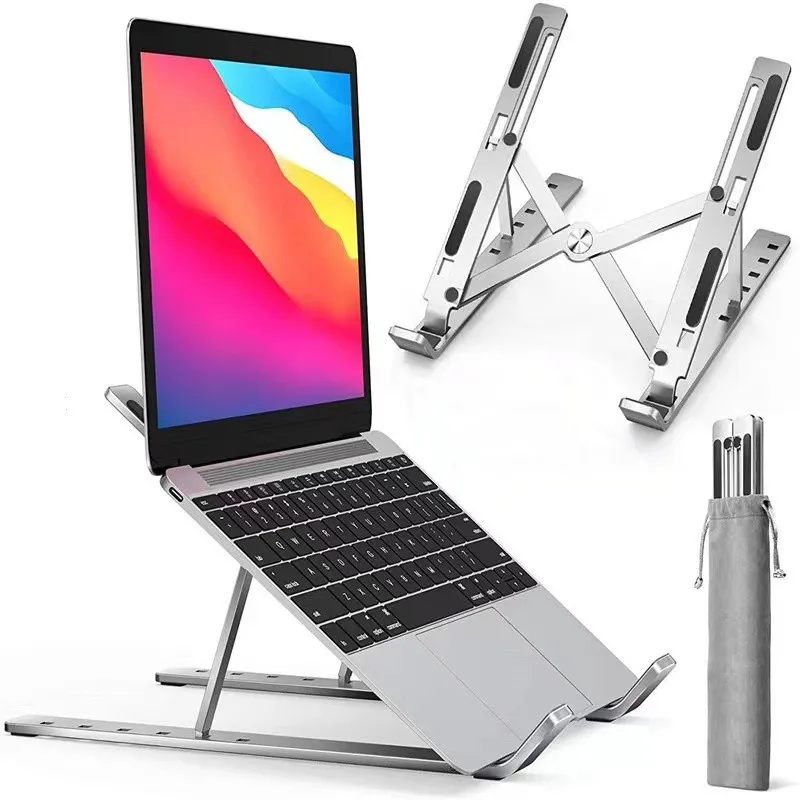 Laptop Stand For Macbook Air Pro 13 14 12 11 15 16 Inch M3 Lenovo iPad HP Xiaomi Notebook Desk Portable Foldable Aluminum Holder