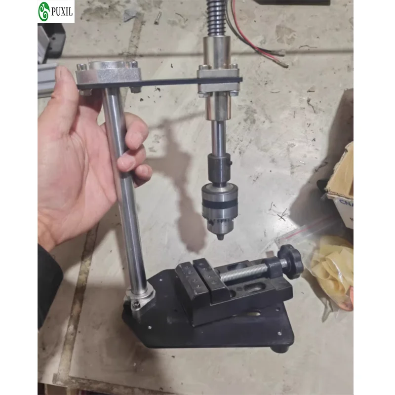 220vManual vertical tapping machine, tapping tap wrench, small desktop, simple auxiliary rocker arm bracket, tooth machine tool