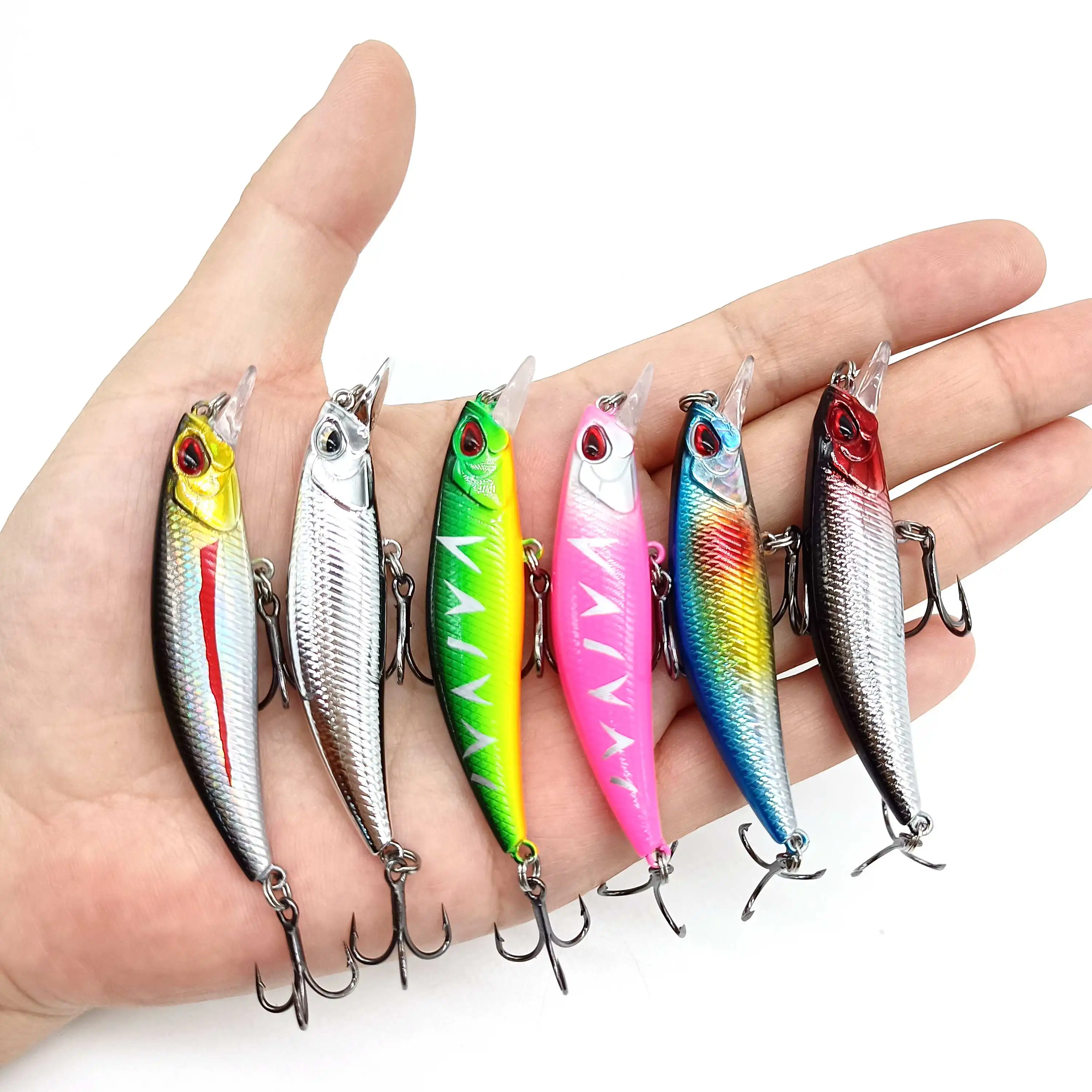 DUODUOYU  1PCS Sinking Minnow Fishing Lures 6g/65mm Long Casting Crankbait Artificial Lure Isca Pesca Hard Bait Fishing Tackle