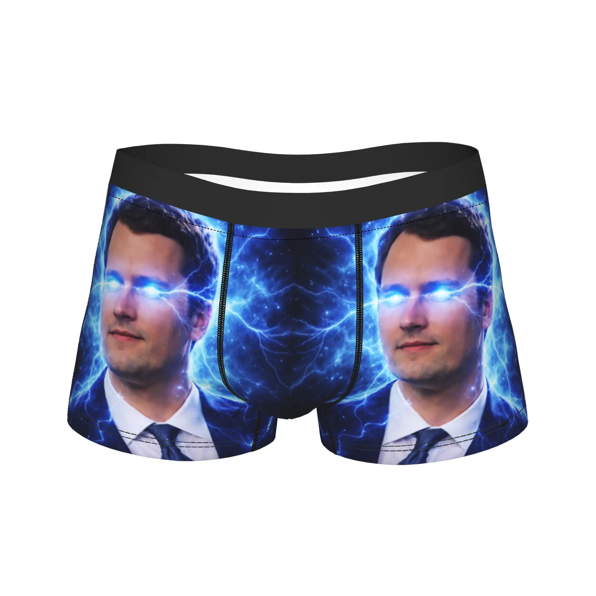 Men Charlie Kirk Meme Boxer Briefs Shorts Panties Breathable Underwear  Homme Novelty Plus Size Underpants