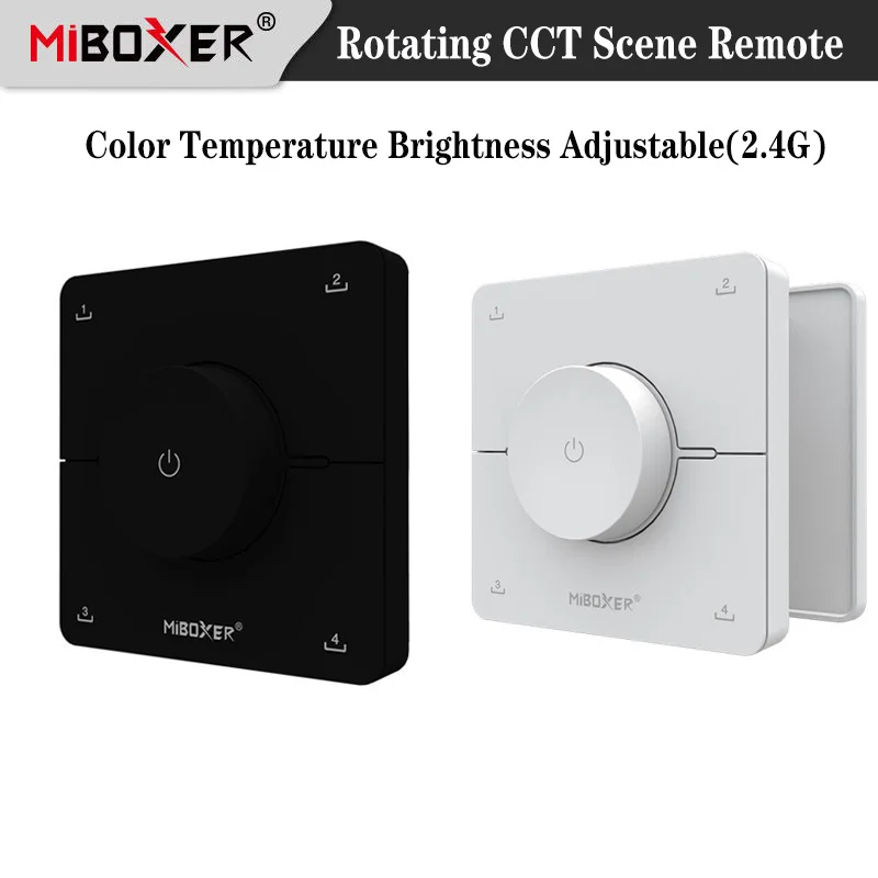 

K0 Rotating CCT Scene Remote Brightness and color temperature adjustable For 2.4GHz CCT LED Lamp