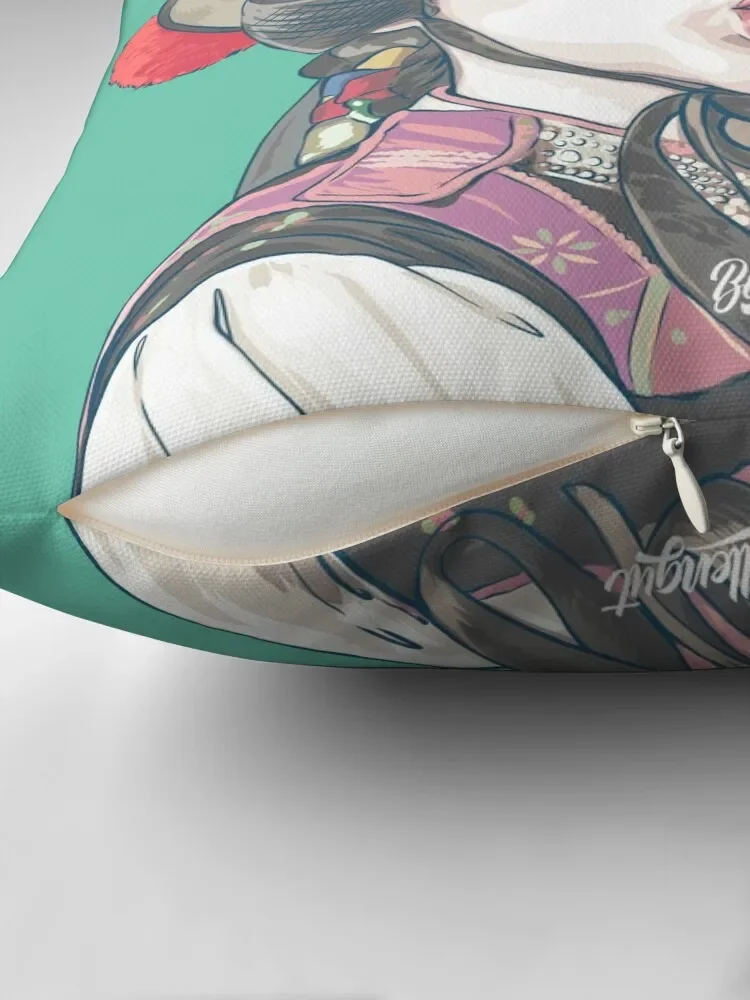 فتاة الغابة السوداء إيما مع الزاهي رمي وسادة وسادة الزخرفية يغطي ل أريكة أريكة وسادة غطاء وسادة الجلوس