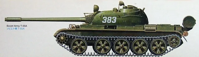طامية 1/35 دبابة أطقم منمذجة 35257 السوفياتي T-55A متوسطة خزان مقياس أطقم منمذجة لتقوم بها بنفسك لعبة #3