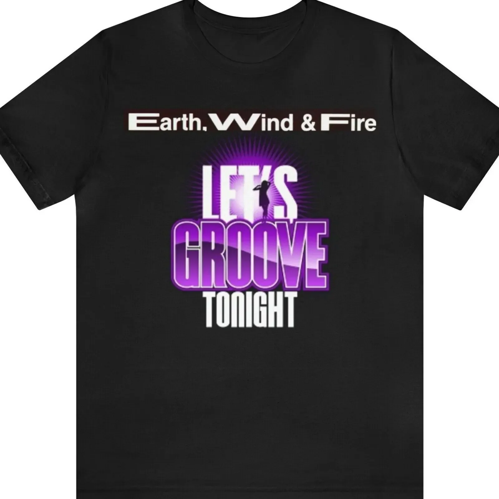 Earth Wind and Fire Let's Groove shirt, EWF Lets Groove graphic tee, 70s 80s alb