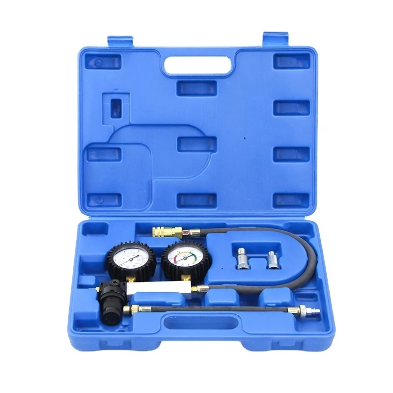 XCTOOL Car Repair Tools Engine Compression Tester Gauges Cylinder Leakage Leak Down Tester Kit