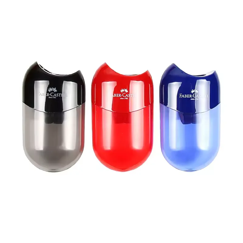 Double Hole Pencil Sharpener Dual Holes Sharperners Cosmetic Pencil Compact Student Cutting Stationery
