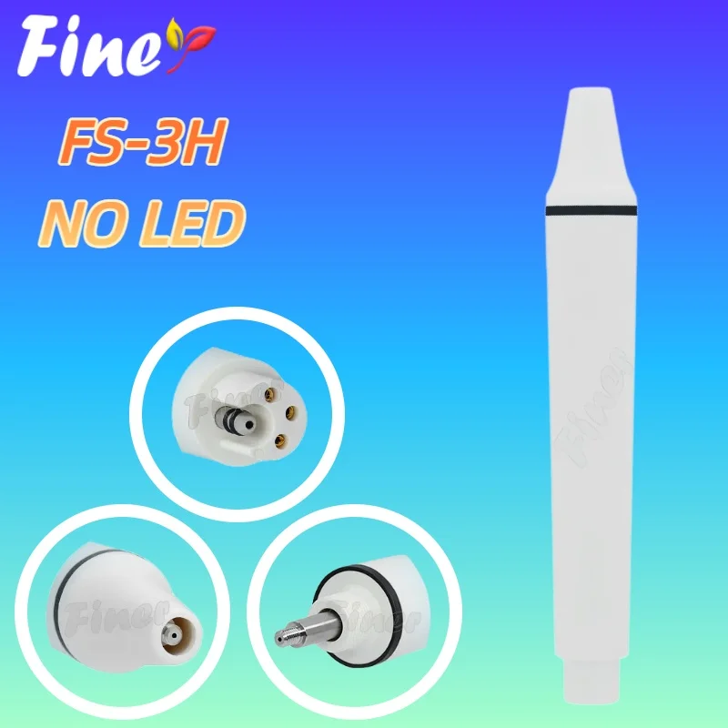 

Finer 3H Dental Ultrasonic Piezo Scaler Handpiece Ultrasonic Scaler Handle with NON LED Fit Woodpecker EMS SATELEC DTE