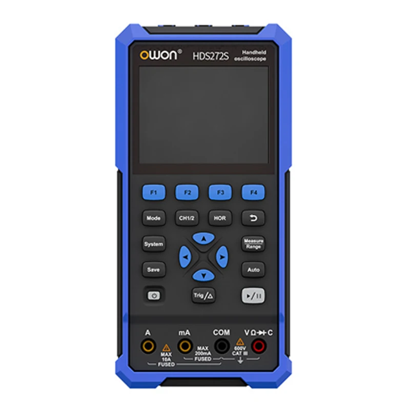 OWON HDS272S 3-in-1 Handheld Oscilloscope Waveform Multimeter Waveform Generator 70MHz Bandwidth 20000 Digital