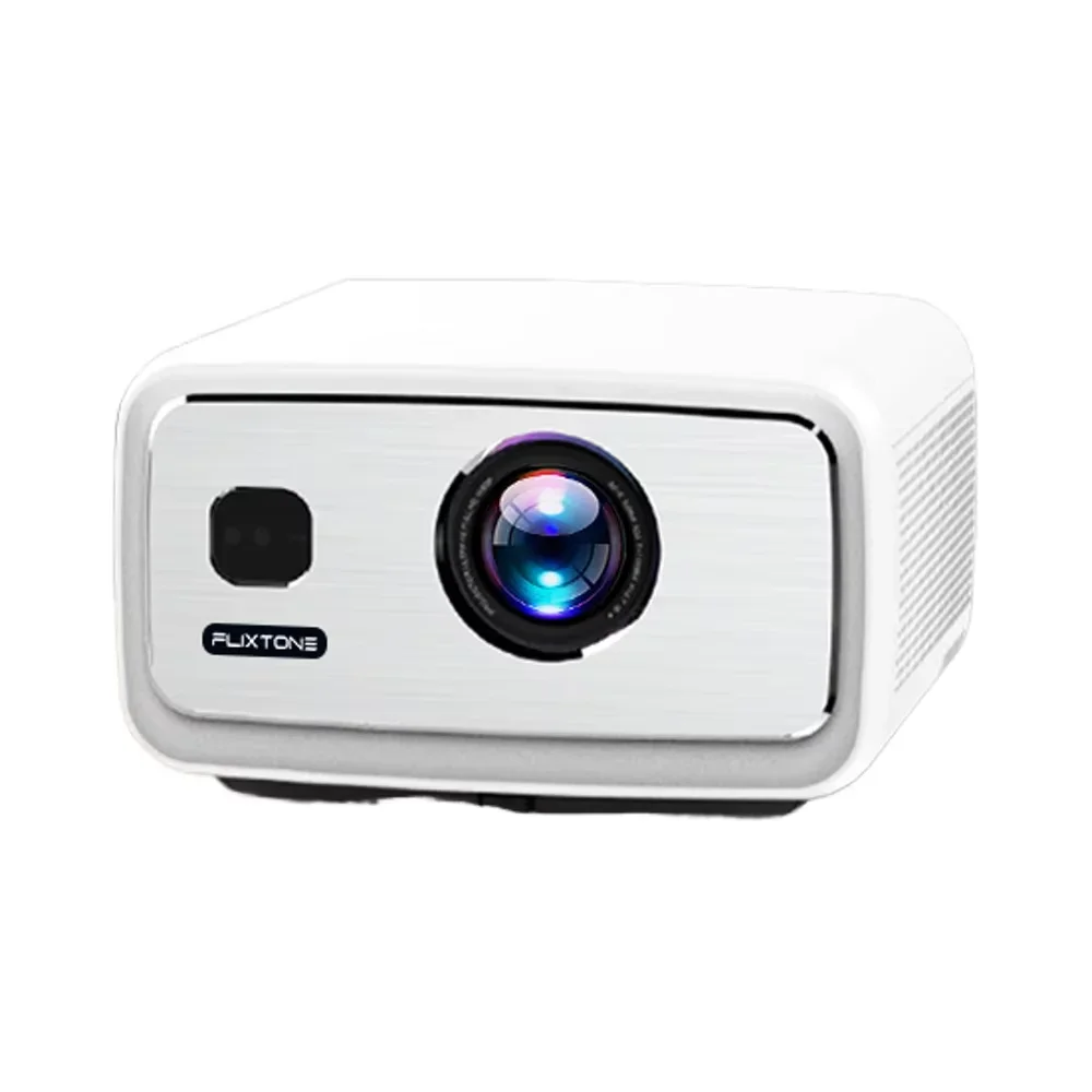 

Flixtone D9W Ultra Projector 1080P Projector Supporting 4K 3000 ANSI Brightness With Android 12.0 3+128G