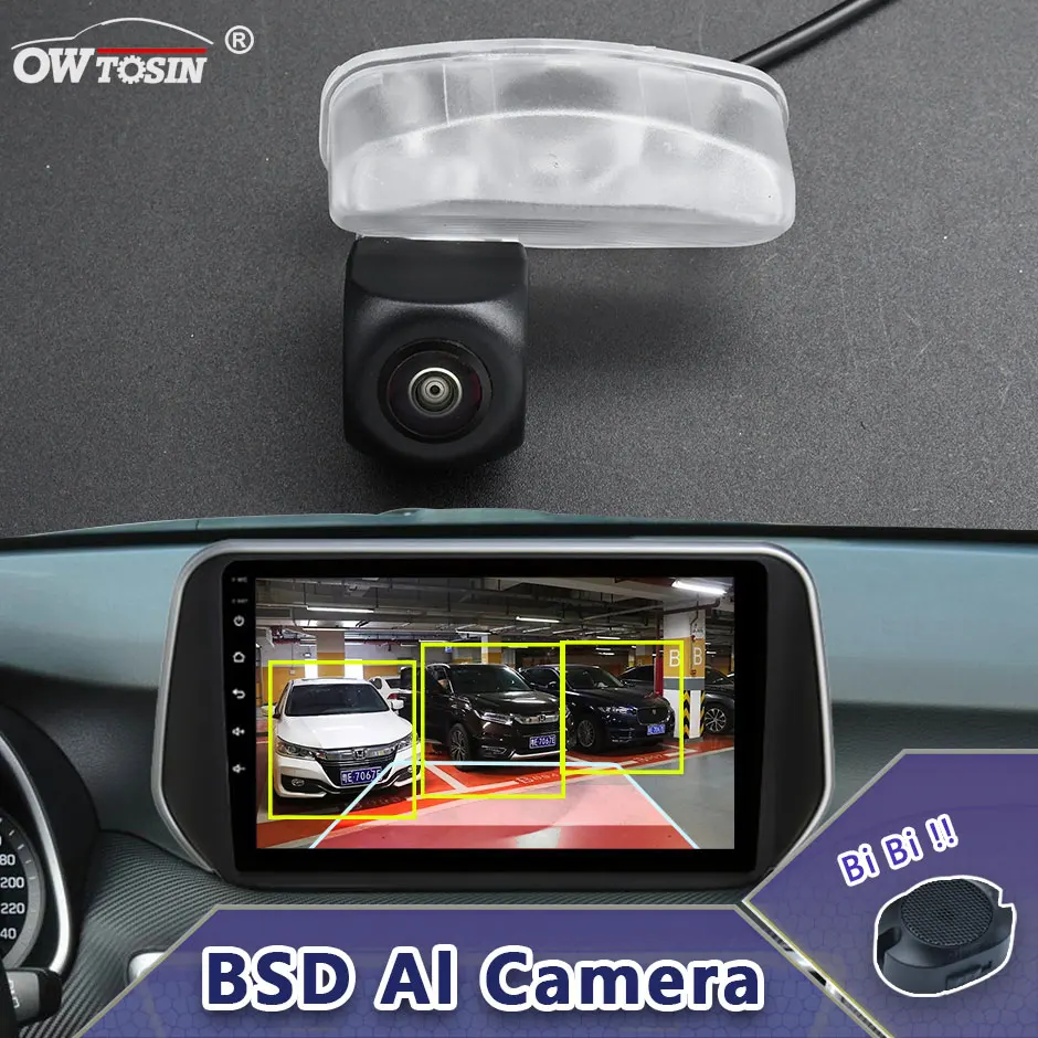 

170° AHD AI Car Vehicle view Camera For Honda XRV X-RV 2014 2015 2016 BSD Blind Spot Radar Alarm Monitor