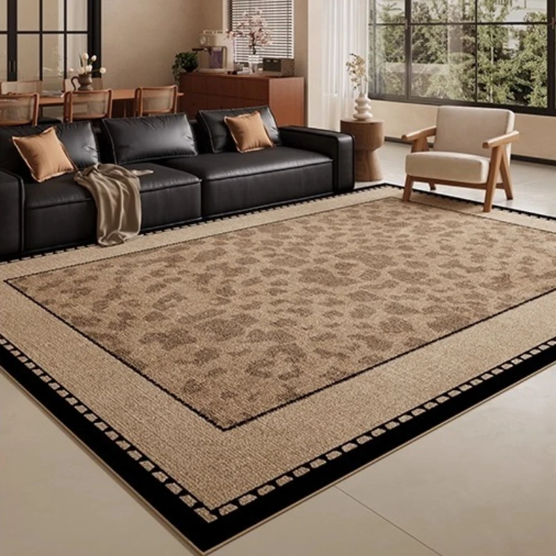 Advanced Light Luxury Living Room Carpet Home Decor Sofa Coffee Table Non-slip Floor Mat Washable Easy Clean Bedroom Bedside Rug