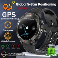 2025 New GPS Smart Watch Men 466*466 HD Display Built-in GPS Barometer Sport Watch IP68 Waterproof Talking Smartwatch Military