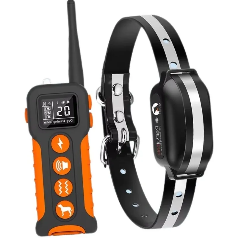 

Dog Training Collar Fashion Effective Pet Behavior Correction Obedience Shock Vibration Beep