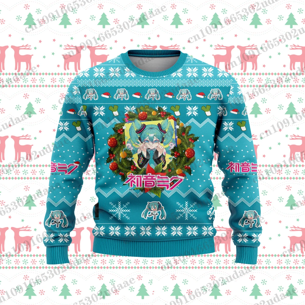 Pull à capuche Hatsune ata KuChristmas pour hommes et femmes, sweat-shirt pour couple, pull d'automne, haut tendance, 2025, 2025