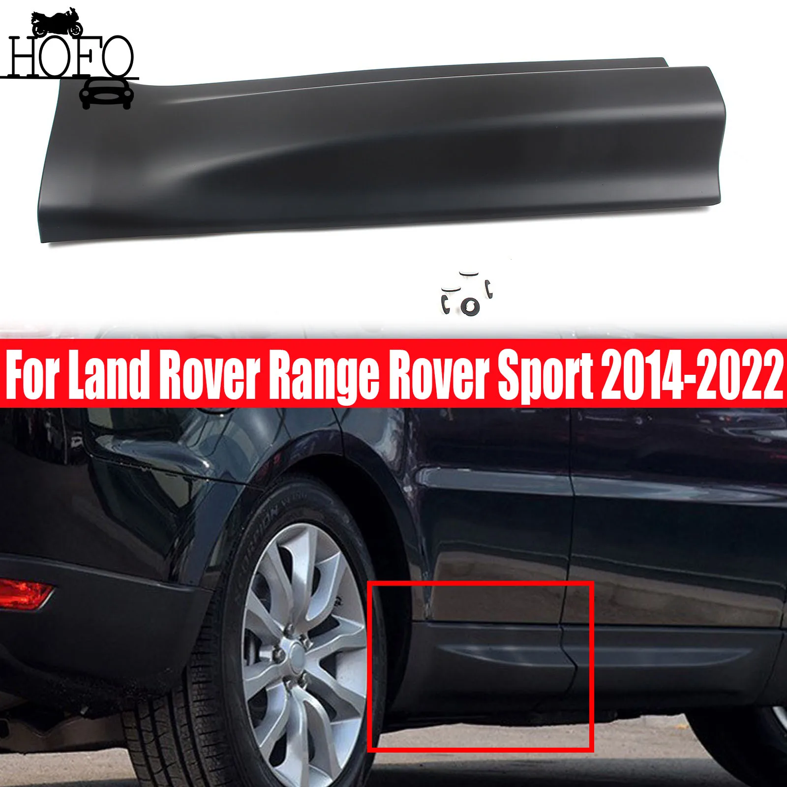 

For Land Rover Range Rover Sport 2014-2022 Rear Left Right Door Side Moulding Trim