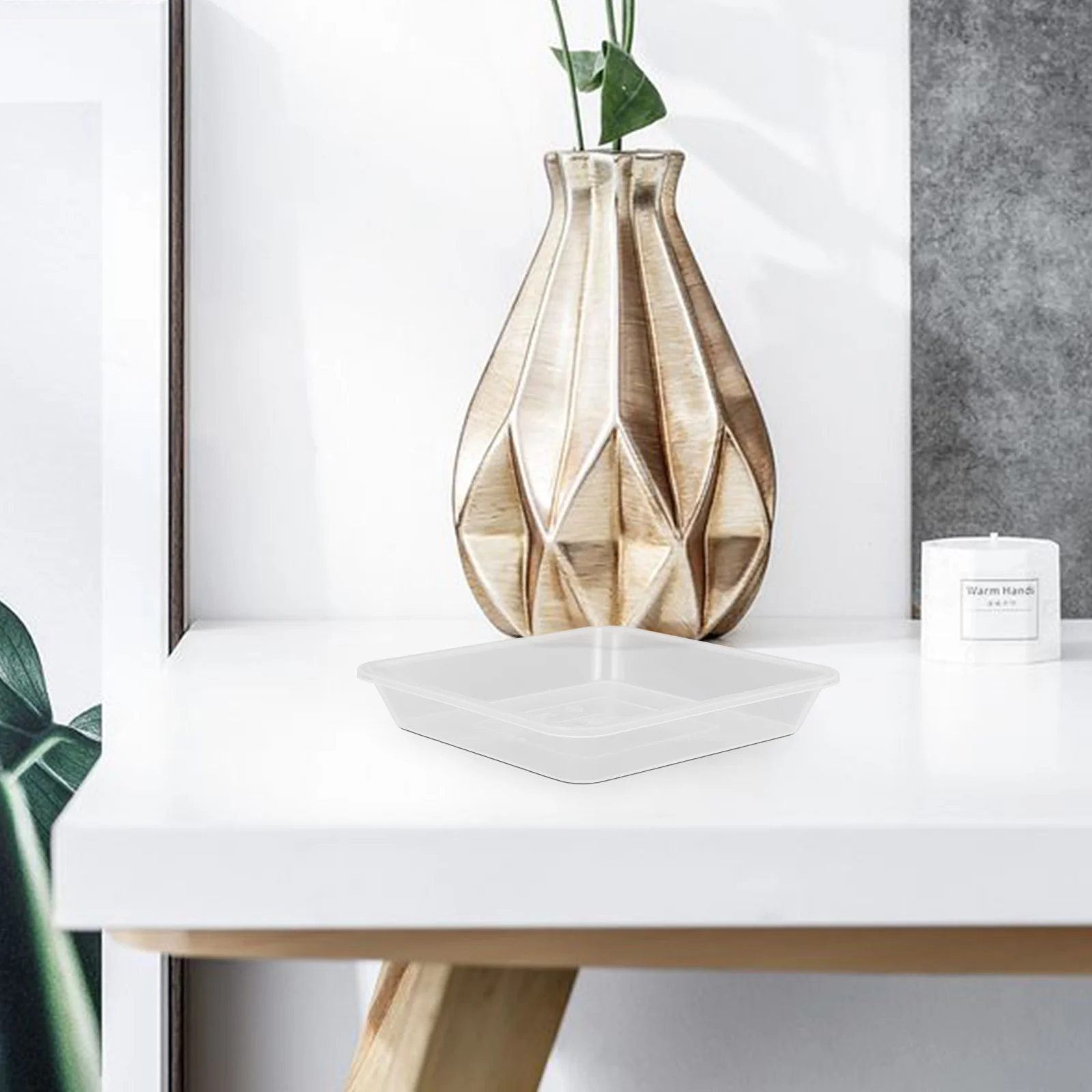 

10pcs Plant Saucer Tray 15Cm Durable Plastic Drainage Base For Flower Pots Waterproof Garden Decor Indoor Outdoor Use