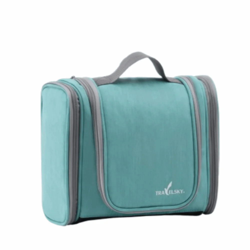 

Waterproof Women's Makeup Bag Dustproof Foldable Hanging Travel Toiletry Bag Large Capacity Multi-Pocket Travel Cosmetic Pouch