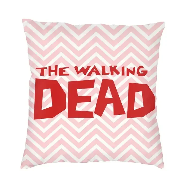 Nordic Style The Walking Dead Cushion Covers 45x45cm Soft Horror Zombie TV Show Pillow for Sofa Square Pillowcase Decoration