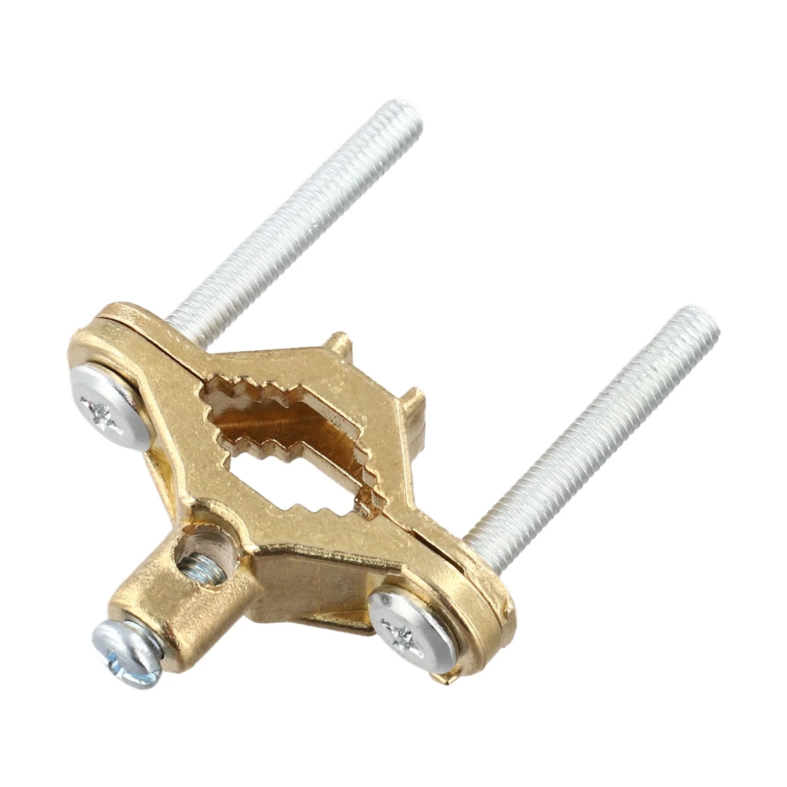 Copper Alloy Grounding Clamp Kit 1/2 To 1 Inch For Secure Bonding Ground Wire To Water Pipe Steel Rod Electrical Installation